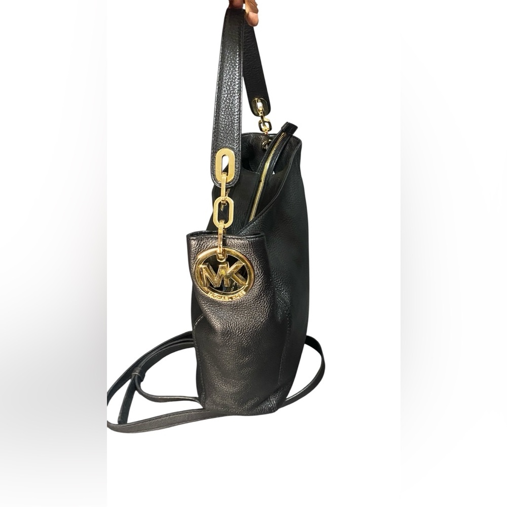 Michael Michael Kors Fulton Leather Shoulder Bag